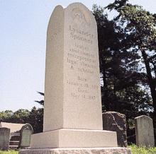 Spooner's Grave Monument
